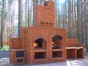 Кладка каминов,  печей и барбекю