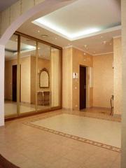 укладка плитки мазайки нат.камня.ванная комната под ключ