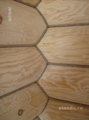 Конопатка,  шлифовка,  покраска срубов