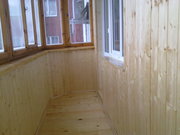 Обшивка балконов вагонкой и пластиком!