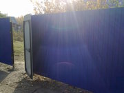 Заборы из профнастила!