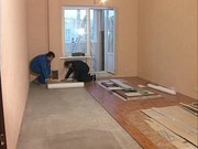 Укладка линолеума, ламината, паркетной доски