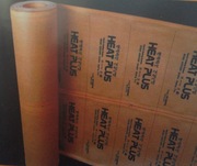 Монтаж отопительной пленки со сплошным карбоновым покрытием HEAT PLUS