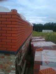 Кирпичная кладка любой сложности, любой стадии готовности дома. Кирпич 