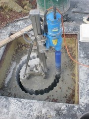 Алмазное бурение(сверление) монолита