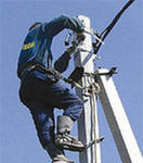 Монтаж опор лэп