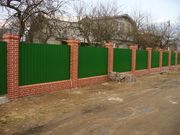 заборы, ворота, калитка.