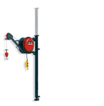 Подьем стройматериалов ЛЕБЕДКОЙ