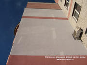 Утепление стен, утепление фасадов домов пенопластом в Ярославле, герметизация стыков стеновых панелей.