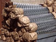 металлические столбы, профлист, сетка рабица, профиль