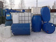 Продам бочки металлические,  еврокубы,  бочки ПЭТ / б/у., банки метал.