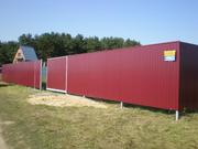 Заборы из профнастила