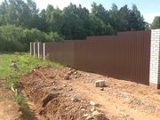 Заборы из профнастила! Принимаем заявки на весну-лето!