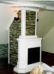 Лепнина гипсовая,  Декор лепной,  Скульптура,  Камины.