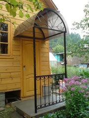 Кованый козырек,  навес