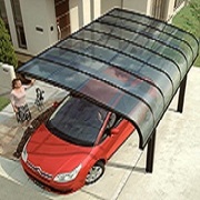 Производство и монтажж навесов из сотового поликарбоната