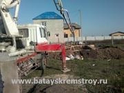 Заливка фундамента,  строительство фундамента