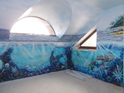 Элитная художественная роспись стен домов, ресторанов.