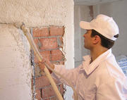 Выполняем штукатурные механизированные работы.