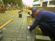 Кладка тротуарной плитки любой сложности водоотводы