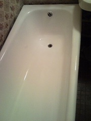 Эмалировка ванн наливным составом.