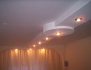 Потолки натяжные двухуровневые