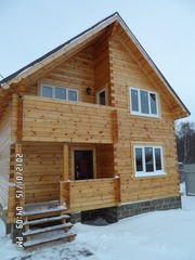 дом из строганного бруса