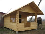 Сруб 4х3 из профилированного бруса 100х150